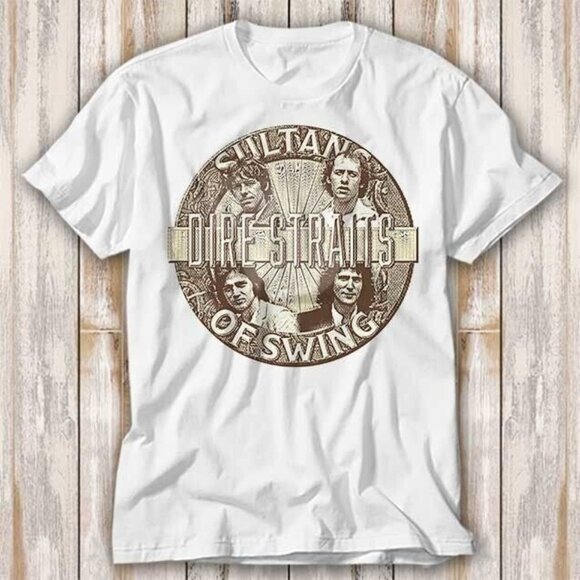Dire Straits Sultans Of Swing T-Shirt Classic Rock Music Fan Tee 05 - Picture 1 of 5